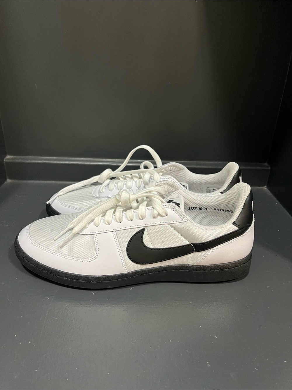 Nike Field General Leather Football Cleat/AstroTurfs Sz10.5 ‘82 Throwback Wh/Blk
